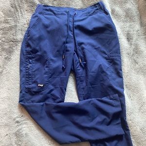 Navy Blue Greys Anatomy Scrub Cargo Pants